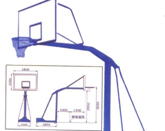 篮球架尺寸